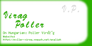 virag poller business card